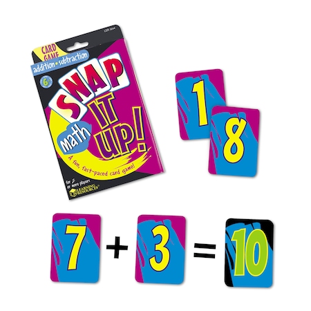 Learning Resources Snap it Up Card Games, Addition/Subtraction 3044